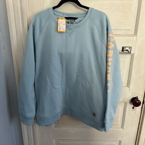 Carhartt Light Blue Crewneck Sweater